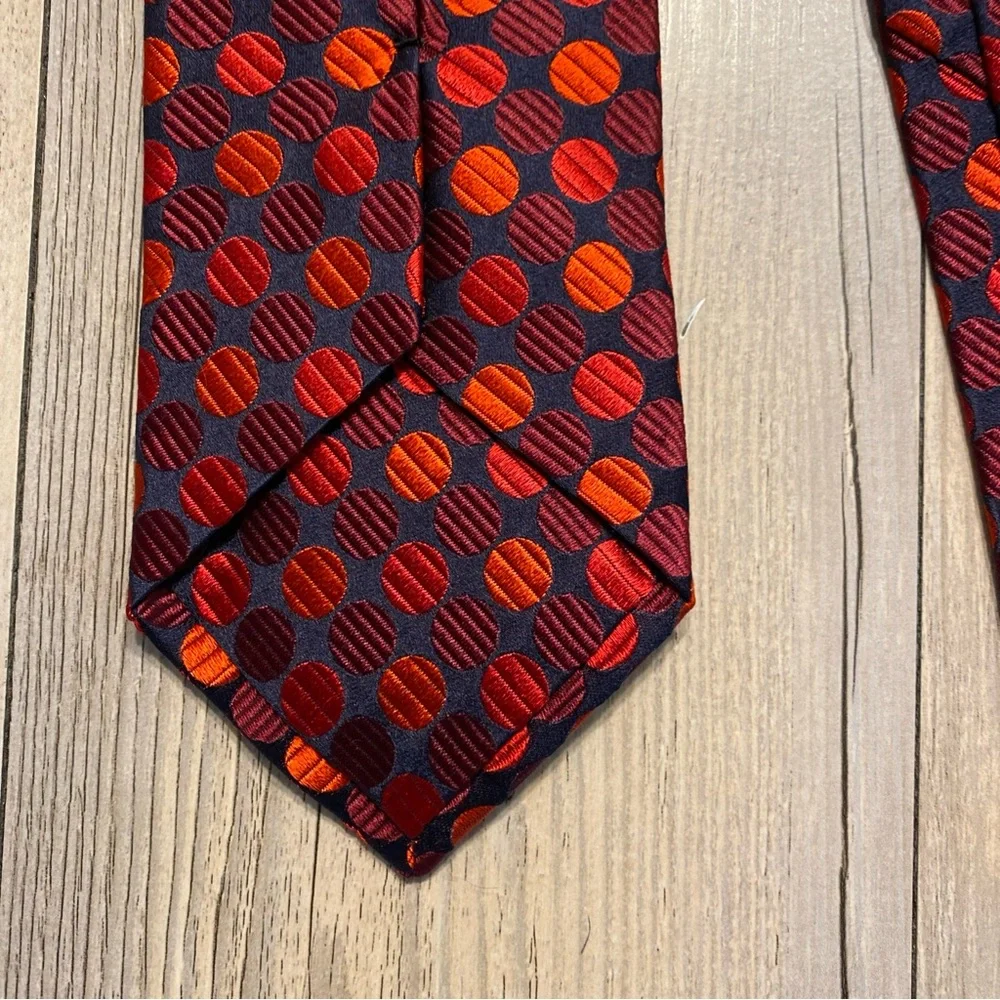 JOS. A. BANK Signature Collection Mens Big Polka Dots Tie Popping Color  Italy